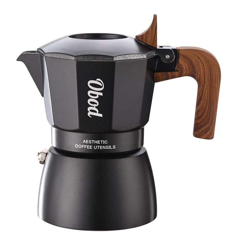 Obod双阀摩卡壶意式萃取煮咖啡壶家用小型咖啡机手冲咖啡套装
