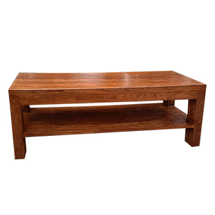 老榆木换鞋凳原木条凳床尾凳中式双层长方行凳矮凳家用坐凳门口凳