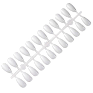 美甲打板甲片T形 美人长水滴杏仁梯形新手练习指甲款式造型展示板