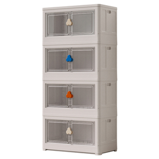 免安装收纳柜子置物储物柜橱儿童衣服玩具整理宝宝零食折叠收纳箱