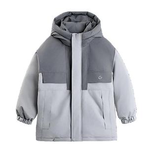 ebaer儿童棉衣童装冬2024新款男童加厚保暖棉服女童防风棉袄外套