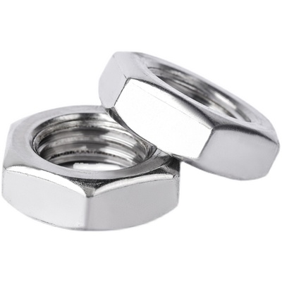 不锈钢304薄型六角螺母螺帽