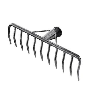 耙子九齿钉耙农具铁耙子农用工具翻土松土搂草多齿除草扒子平地耙