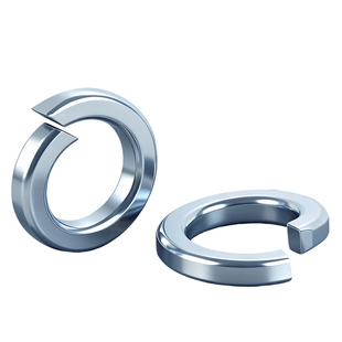 8.8/4.8级镀锌开口弹垫弹簧垫圈弹性垫片M3M4M5M6M8M10-M30mm