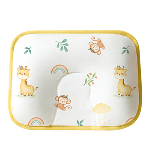 婴儿定型枕纯棉0到6个月新生儿头型矫正枕婴幼儿夏季宝宝荞麦枕头