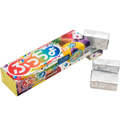 悠哈日本进口水果夹心橡皮糖