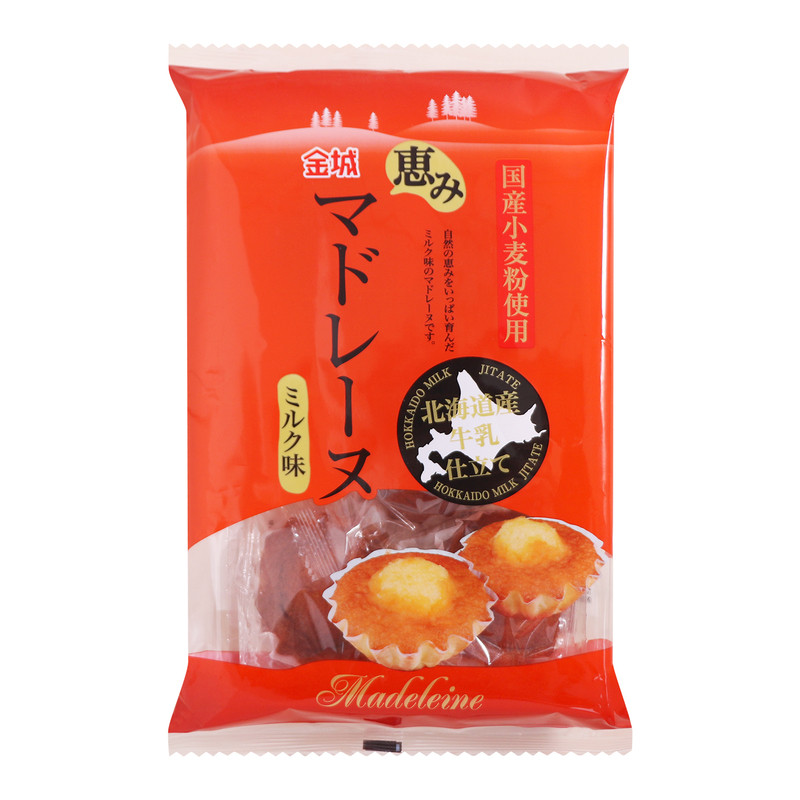 日本进口金城制果玛德琳蛋糕
