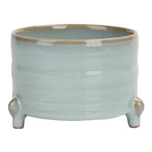 汝窑天青釉三足炉复古香器品香炉打香篆个火薰空熏盘香沉檀香香炉