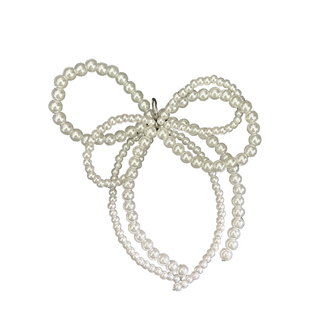 蕾丝鞋带阿迪德训鞋配饰蝴蝶结珍珠鞋扣装饰diy可拆卸白缎带丝带