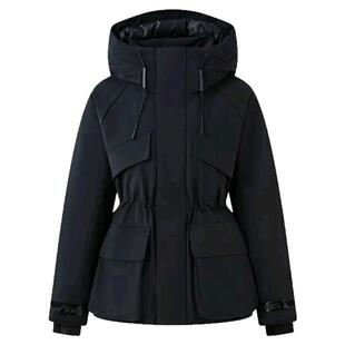 PRATOLA巨好看鹅绒羽绒服收腰加厚短款冲锋衣派克服女款2026新款