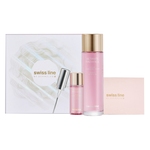 swiss line施维兰光采亮丽柔丝润肤露230ml保湿修护葡萄水正品