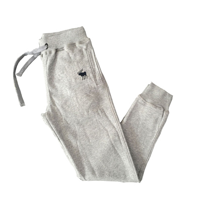 春夏装卫裤女薄款裤子大码白色小鹿学生休闲运动纯棉收口小脚长裤