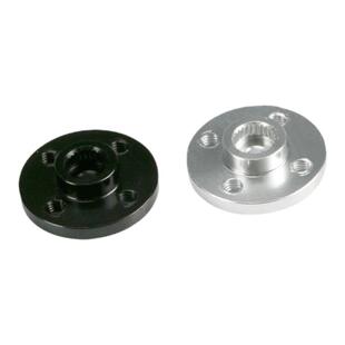 25T金属舵盘MG995MG996JX DIY标准舵机机器人机械臂金属小圆盘