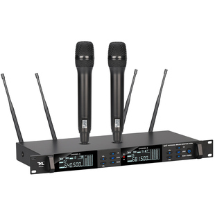 TKL RX88真分集一拖二无线麦克风远距接收离学校舞台演出调频话筒