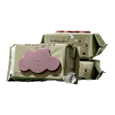 babycare婴儿紫盖湿巾绵柔洗脸巾