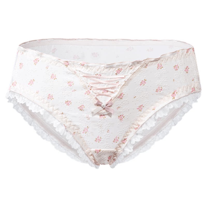 芬芳絮语~女生绝美内裤女2026新款舒适纯棉高颜值中腰女士三角裤
