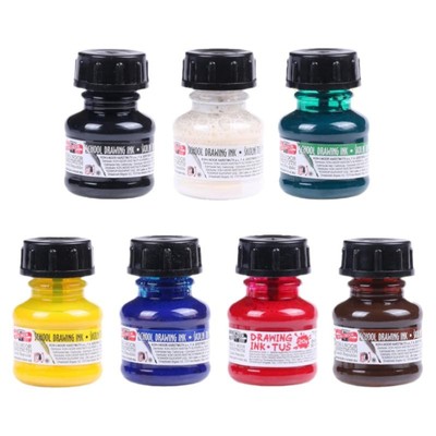 捷克酷喜乐彩色墨水绘画速干