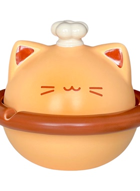 可做摆件！超可爱小猫烟缸