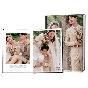 免费精修照片入册婚纱照相册定制结婚照洗做成纪念册儿童艺术写真