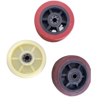 6寸单轮移动脚手架轮子调节轮带丝杆AB刹车轮万向轮脚手架配件