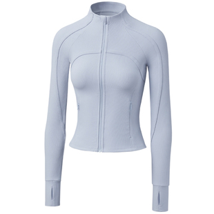 瑜伽服外套女绝美运动上衣长袖健身衣普拉提训练套装2026新款秋冬