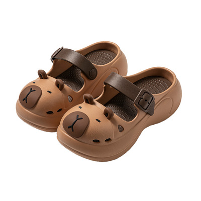 卡皮巴拉洞洞鞋女夏季外穿