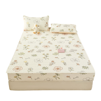 A类母婴级抗菌抑螨冰丝乳胶床笠