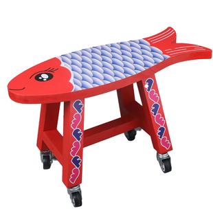 新款鲤鱼跃龙门演出服小荷风采鱼儿欢歌舞蹈服纯实木鱼儿凳子道具