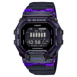 卡西欧G-SHOCK蓝牙计步防水智能运动男女手表GBD-200SM-1A6 5 UU9