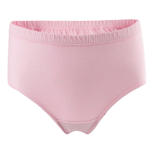 ab内裤女纯全棉抗菌中高腰大码宽松舒适妈妈纯色短裤头三角裤2822