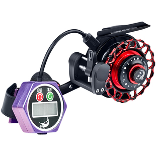 金飚王全金属数显筏钓轮一键缓降桥筏钓自动排线全金属微铅轮充电