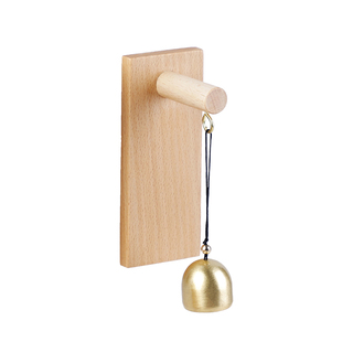 门铃铃铛门挂风铃日式纯铜撞铃装饰简约入户开进门提醒挂件玻璃门