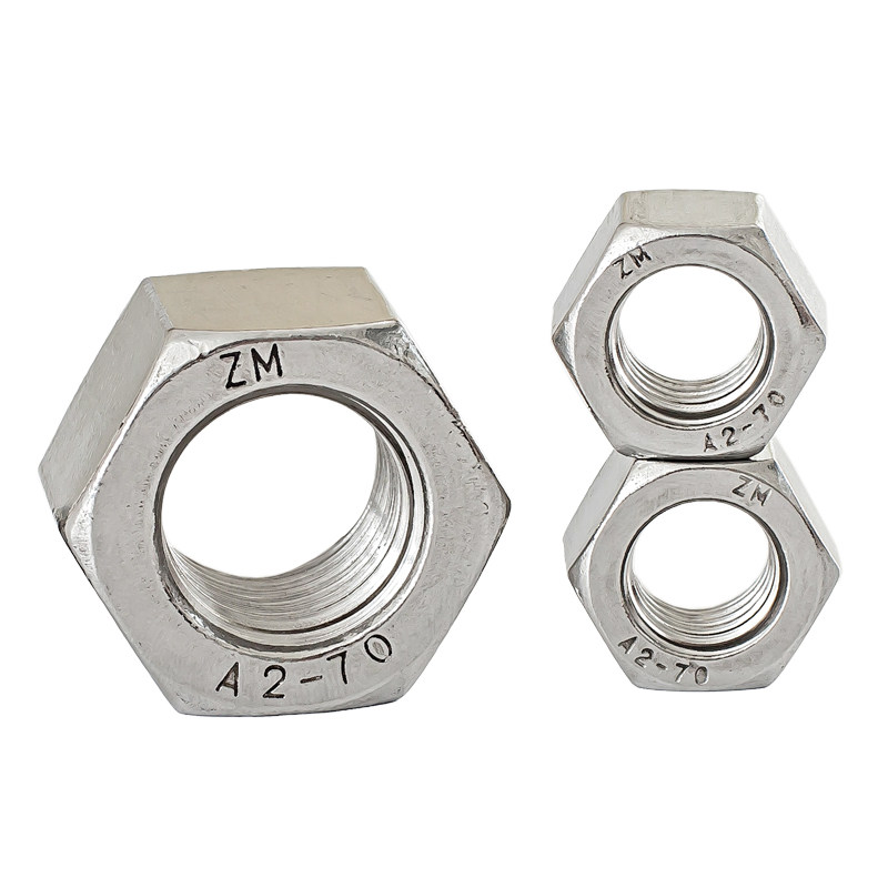 304/316不锈钢六角厚螺母 加厚螺帽M8M10M12M14M16M20M22 G6175