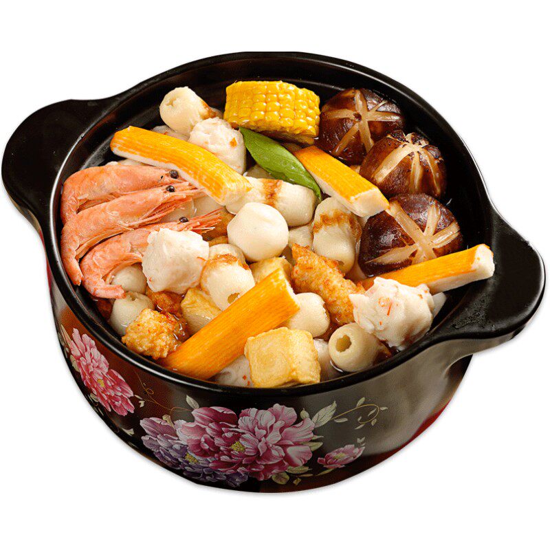 进口关东煮串串火锅食材清真鱼丸组合鱼豆腐甜不辣竹轮龙虾球蟹棒