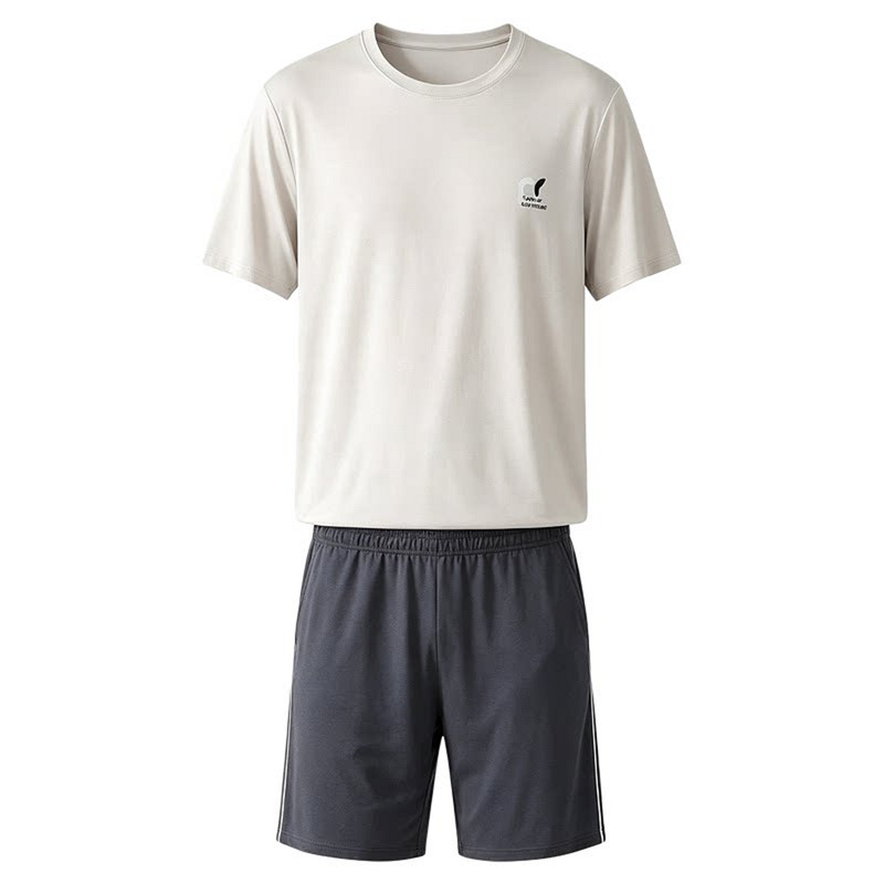 绮瑞2026新品7A抗菌男春夏季短袖莱赛尔睡衣休闲莫代尔大码家居服