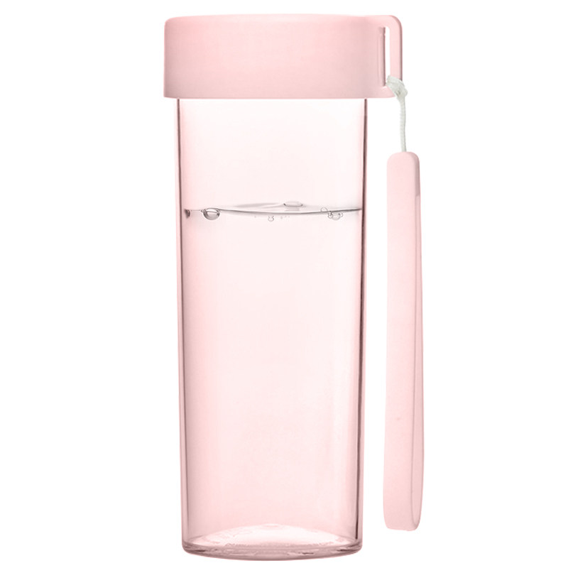 emoi简约塑料便携水杯可爱少随手杯