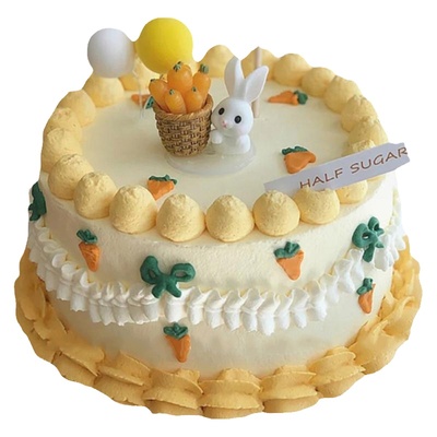 韩国烘焙生日蛋糕装饰摆件迷你