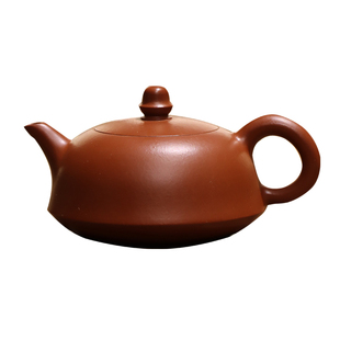 谢思博玲珑壶家用中式手拉原矿朱泥壶潮州工夫煮茶泡茶陶壶紫砂壶