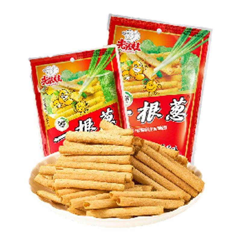 光头娃一根葱零食大礼包休闲解馋办公追剧葱香非油炸膨化怀旧食品