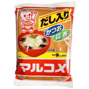 日本进口 味噌酱白味噌一休丸米味增汤日式黄豆大酱汤料昆布1kg