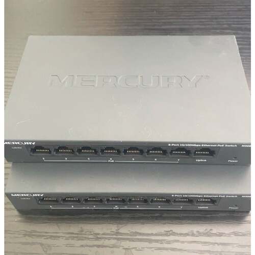 议价水星8口百兆POE交换机MS08CP8个POE口1个上维修