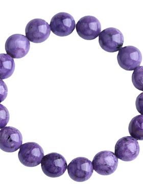 天然紫龙晶手链单圈手串