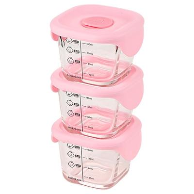 乐扣乐扣辅食盒玻璃辅食碗