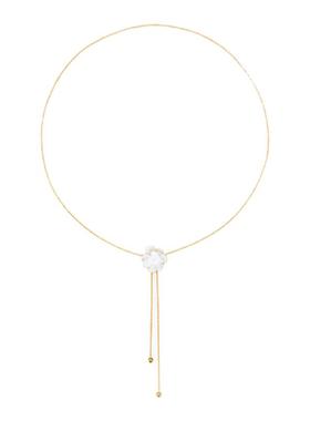 达弥山茶系列单花抽拉项链