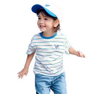 巴拉巴拉男童短袖t恤小童宝宝洋气半袖女童夏季儿童纯棉上衣男孩7