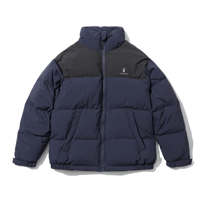 PINSKTBS拼色羽绒面包服