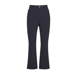 婉甸2025黑色小喇叭裤百搭风休闲裤1241P07DY1