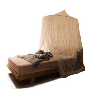 艾野半圆顶蚊帐床头月形吊顶蚊帐加大欧式宫廷公主风加密落地床幔