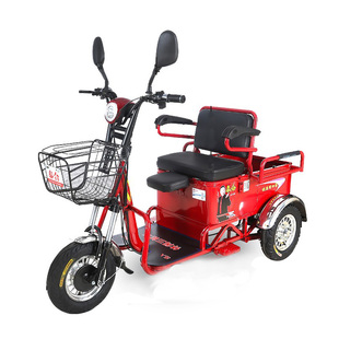 泰合电动三轮车新款家用小型接送孩子老年代步车残疾电动车电瓶车