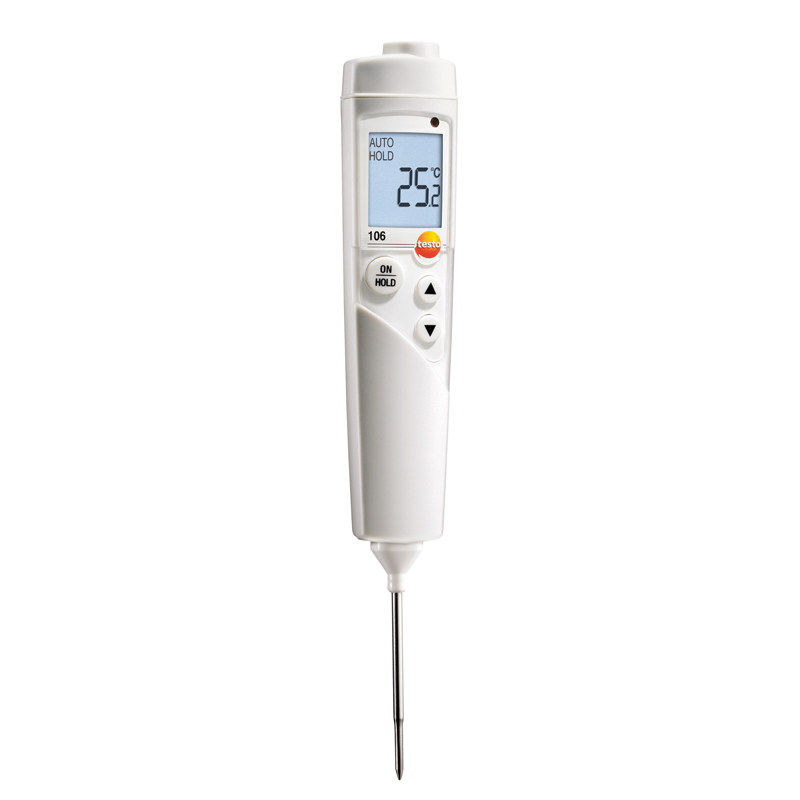 Testo106/108德图食品中心温度计防水温度探针袖珍便携烘焙测温仪